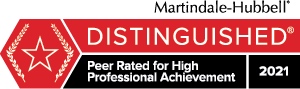martindale-hubbell 2021 award