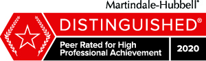 martindale-hubbell 2020 award
